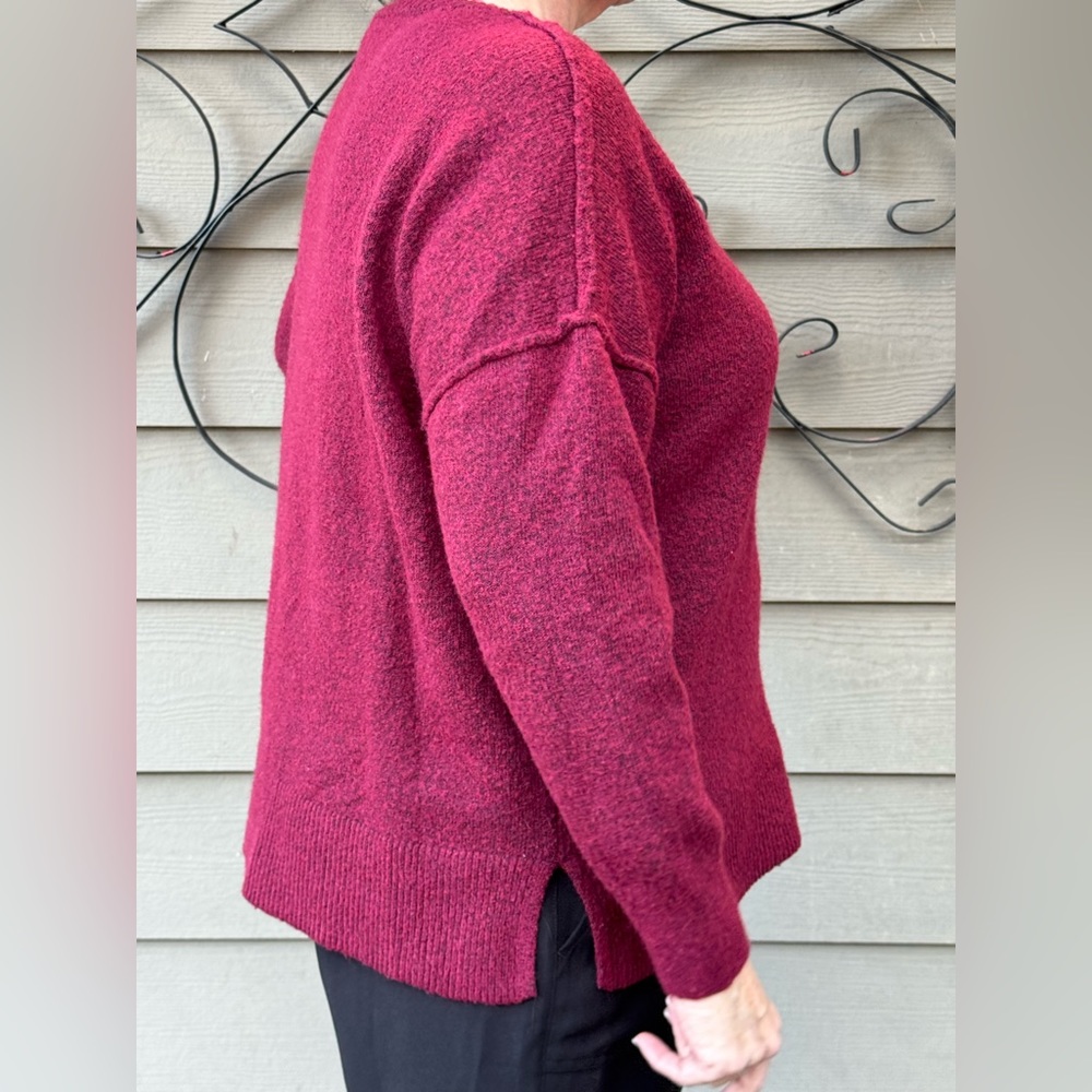 Large maroon sweater